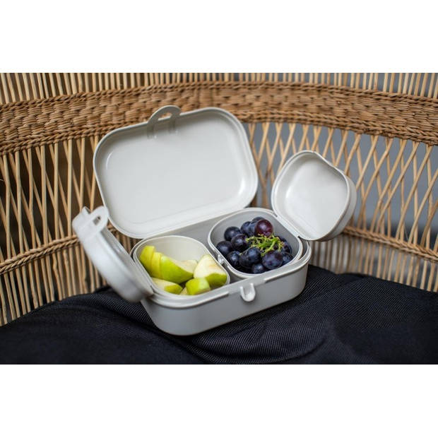 Koziol Bio-Circulair - Pascal Mini Lunchbox Set van 3 Stuks - Gerecycled Zonnebloemolie - Bruin