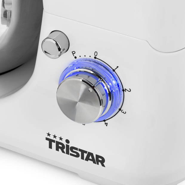 Tristar MX-4817 Keukenmachine Inclusief 3 deeghaken Wit