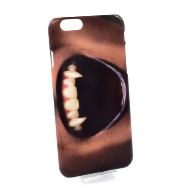 Giggle Beaver telefoonhoesje vampier iPhone 6 polycarbonaat zwart/rood