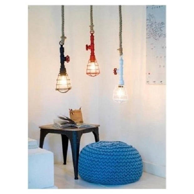 Hanglamp Brandweerslang Pendant Light 115 cm Wit