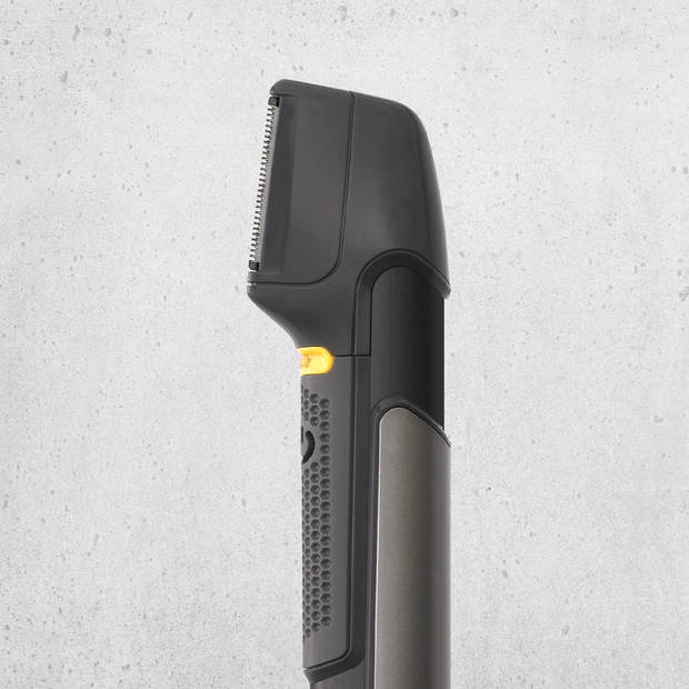 Mediashop Micro Touch Titanium Trim - tondeuse met roestvrijstalen mesjes - knippen, trimmen & stijlen