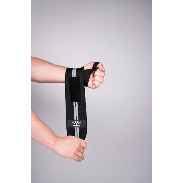 Umbro Wrist Wraps - 2 Stuks - Polsbeschermers - Wrist Wraps Krachttraining en Fitness - Wit