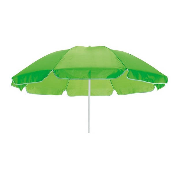 Groene strand parasol van polyester 145 cm - Parasols