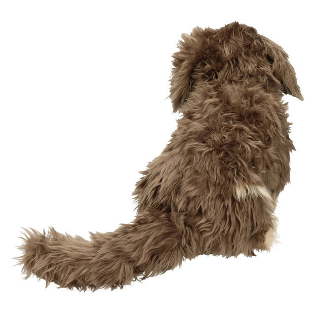 Pluche langharige teckel knuffel hond 45 cm - Knuffel huisdieren