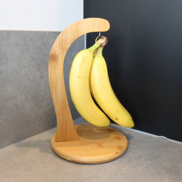 OTIX Bananenhouder - Bananenhaak - Bamboe - Bananenhanger - 2 stuks