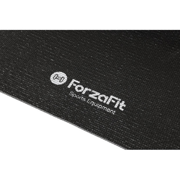 ForzaFit yoga mat - 4 mm - Zwart