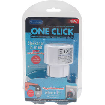 “One click” stekkeradapter met uitwerphulp