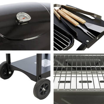 MaxxGarden Barbecue op gas - Gasbarbecue - 2 Branders - Mobiele Grill