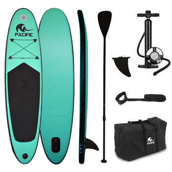 Pacific Ocean Sup Board - Special Edition - Opblaasbaar Paddle Board - Complete set - Max. 80KG - 285 x 71 x 10cm -