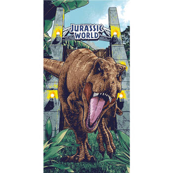 Jurassic World Strandlaken Roar - 70 x 140 cm - Katoen