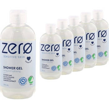 Showergel Zero Sensitive Skin 6x 350 ml - Voordeelverpakking - 6x 1078736