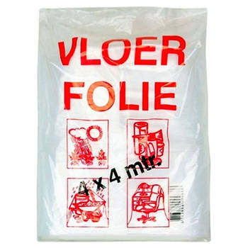 Afdekfolie - Vloerfolie - 4 x 4 M