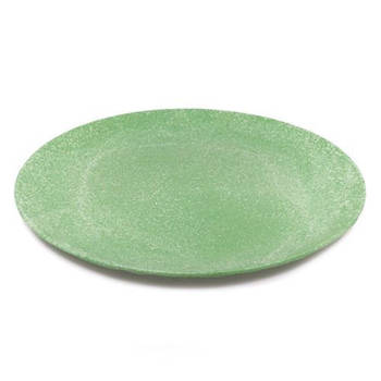 Koziol - Rond bord, 26 cm, Set van 4, Organic, Blad Groen - Koziol Club Plate