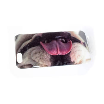 Giggle Beaver telefoonhoes Dogface iPhone 6 polycarbonaat roze/zwart