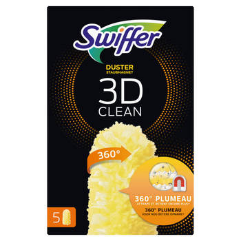 Blokker Swiffer 3D Duster 360° stofdoekjes navulling - 5st aanbieding