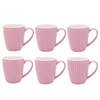 GreenGate Koffiemokken Alice Dusty Rose 350 ml - Set van 6 Stuks