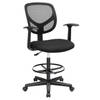 Parya Home ergonomische bureaustoel - zwart - Zithoogte 51,5-71,5 cm