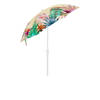 Strandparasol Tropical bladeren 180 cm - Lichtgeel