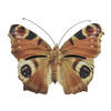 Bruin/oranje vlinder insectenhotel 20 cm - Insectenhotel