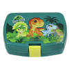 Kunststof broodtrommel/lunchbox Jurassic Park dinosaurus 16 x 11 cm - Lunchboxen