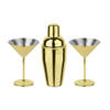 Paderno Cocktailset Paderno Martini - Goud - 3 delige set