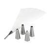 Tala - Icing Set, met 6 Spuitmondjes, Kunststof, Zilver - Tala