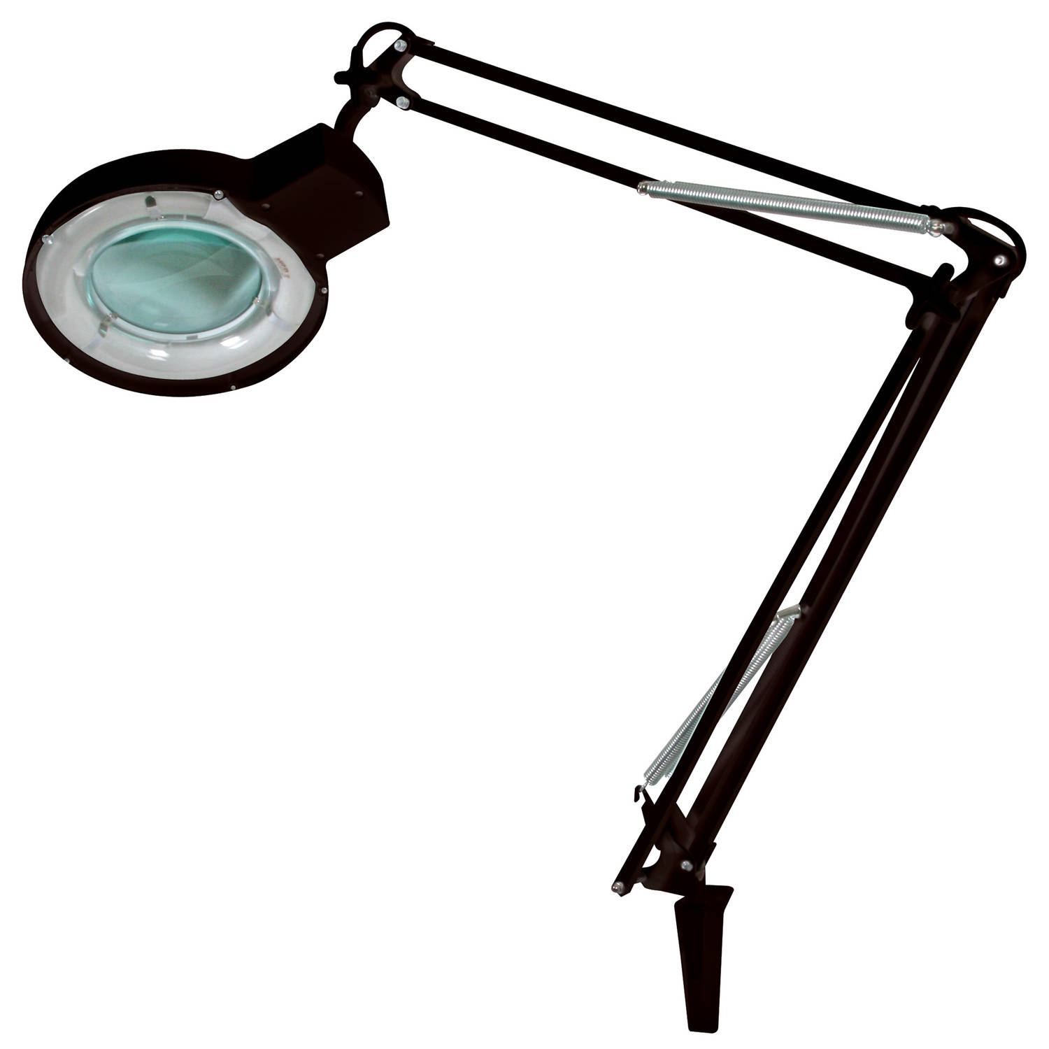 Bureaulamp Met Vergrootglas 5 Dioptrie 22 Watt - Zwart