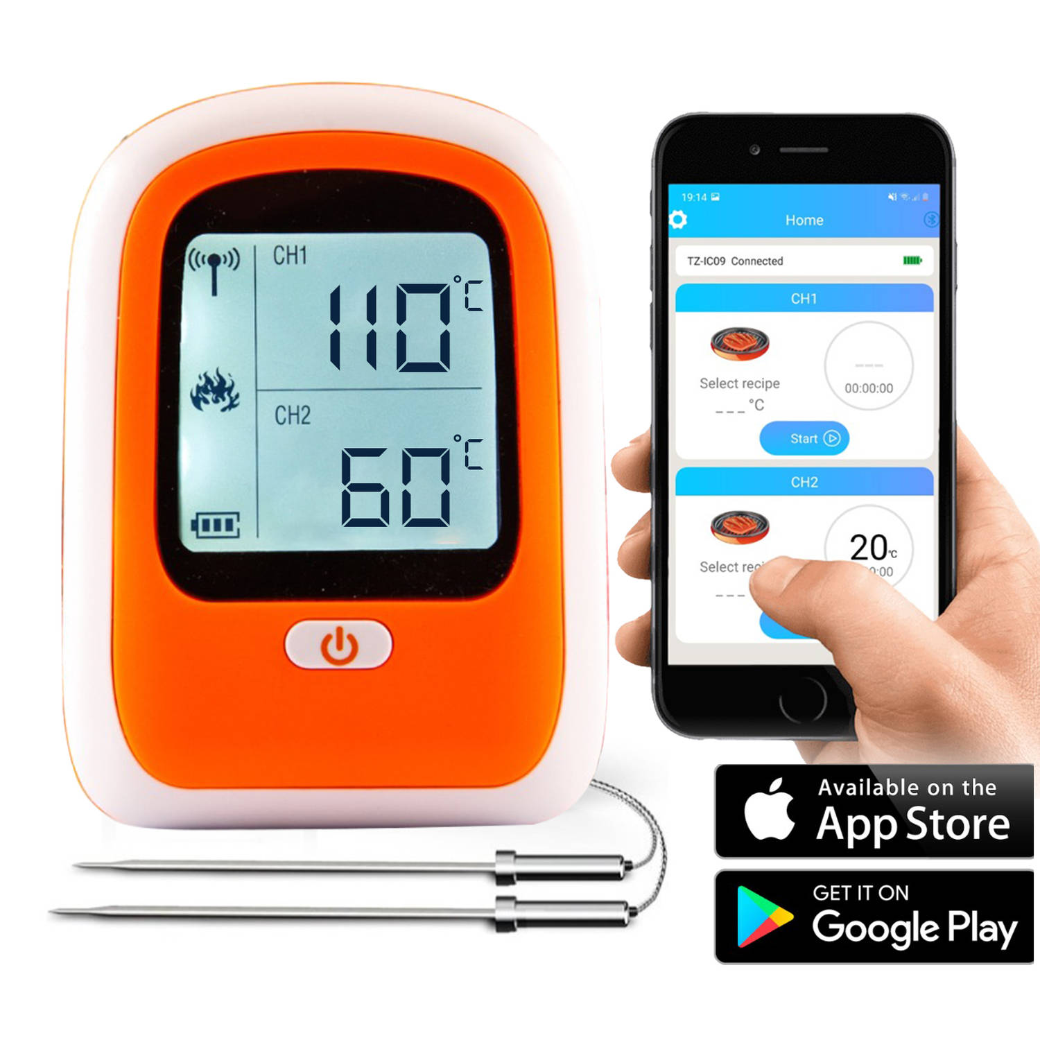 Qualita Bbq Thermometer Vleesthermometer Keukenthermometer