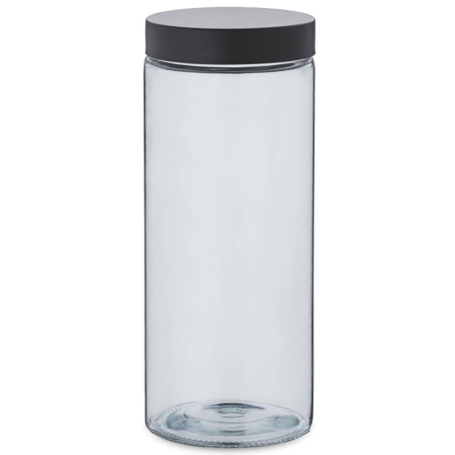 Kela - Voorraadpot, 2.1 L, Glas/RVS, Donker Grijs - Kela Bera