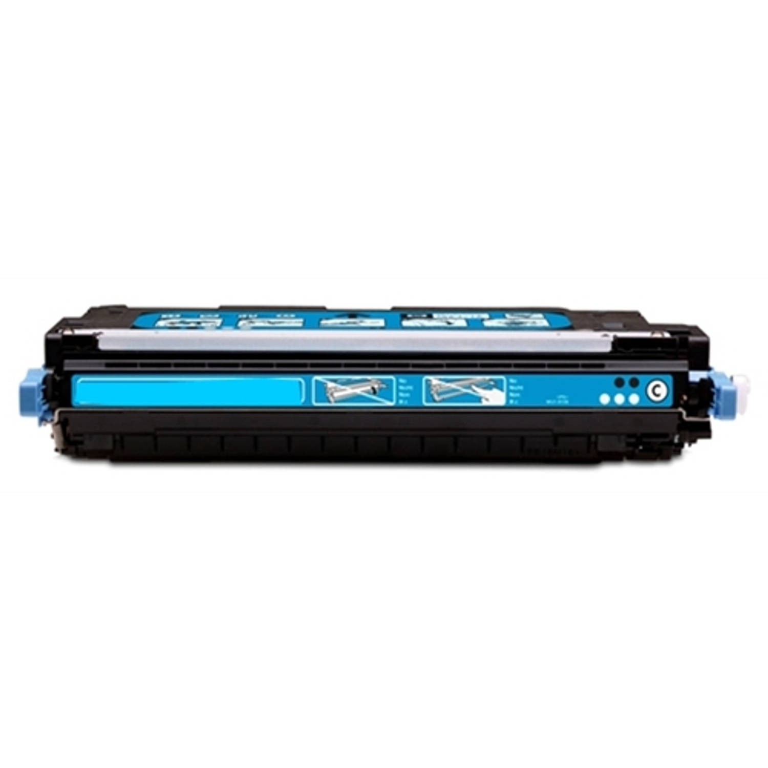 Inktmedia® - Laser Toner - Geschikt HP Q6471A toner cyaan