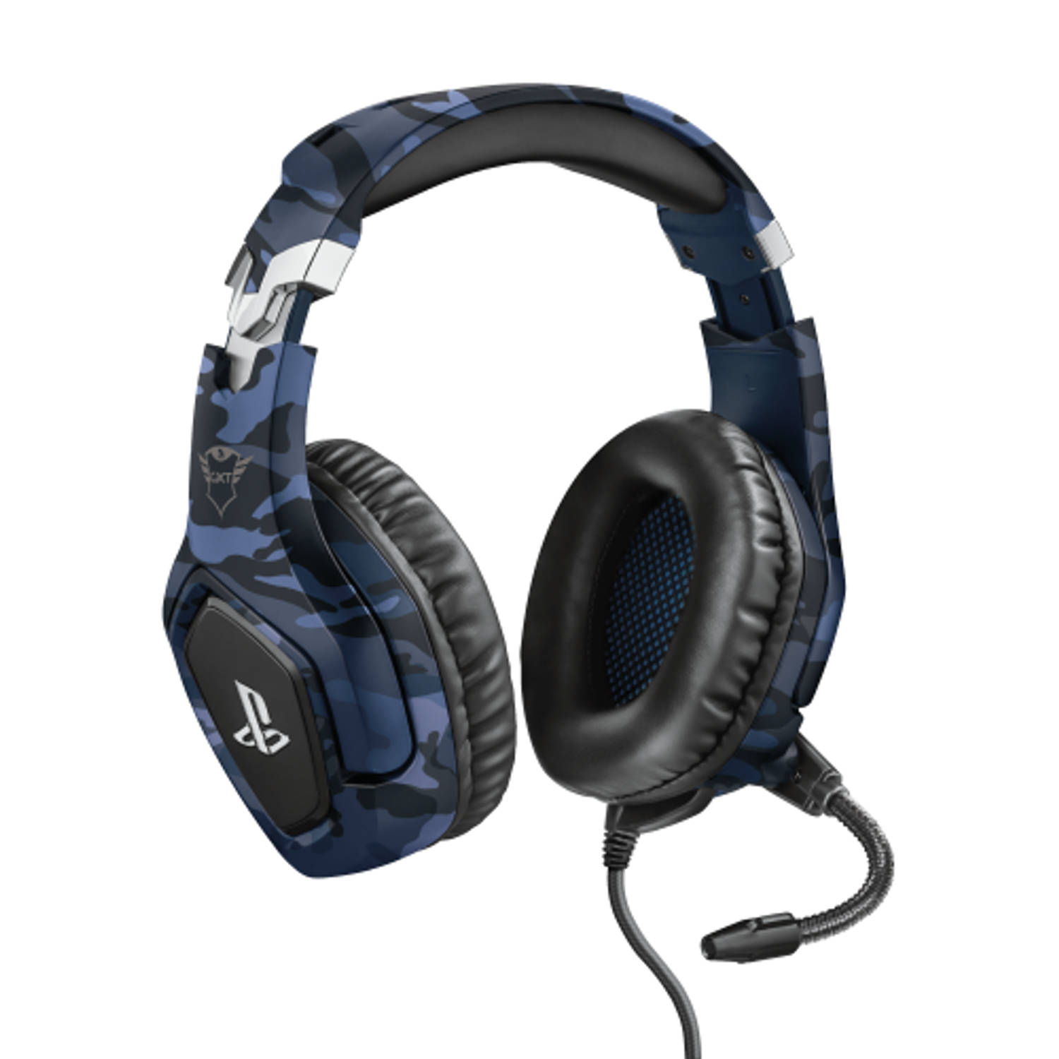 TRUST GXT 488 Forze PS4 Gaming Headset PlayStation Camo blauw