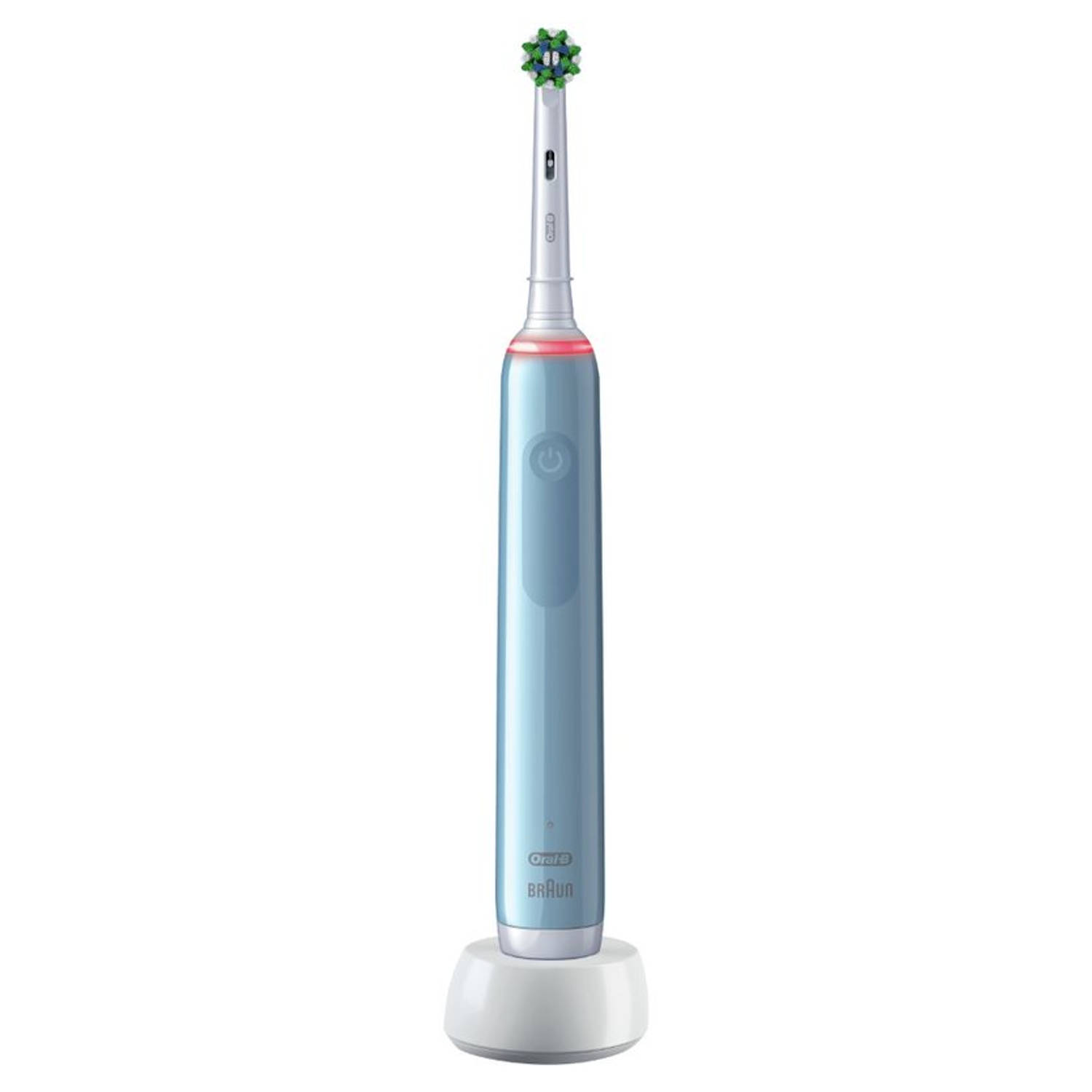 West tabak De controle krijgen Oral-B elektrische tandenborstel Pro 3 3000 CrossAction blauw - 3  poetsstanden | Blokker