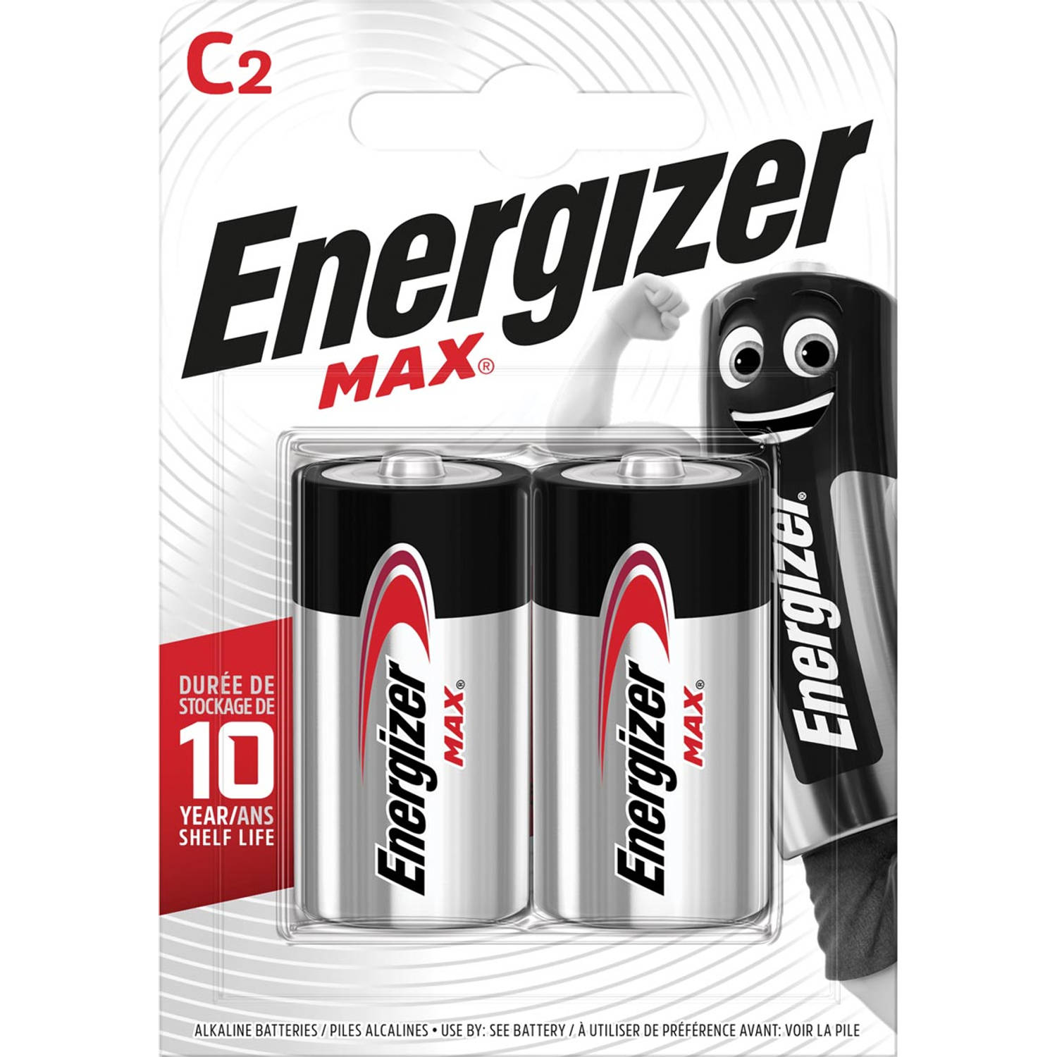 Alkaline Batterij C 1.5 V Max 2-Blister