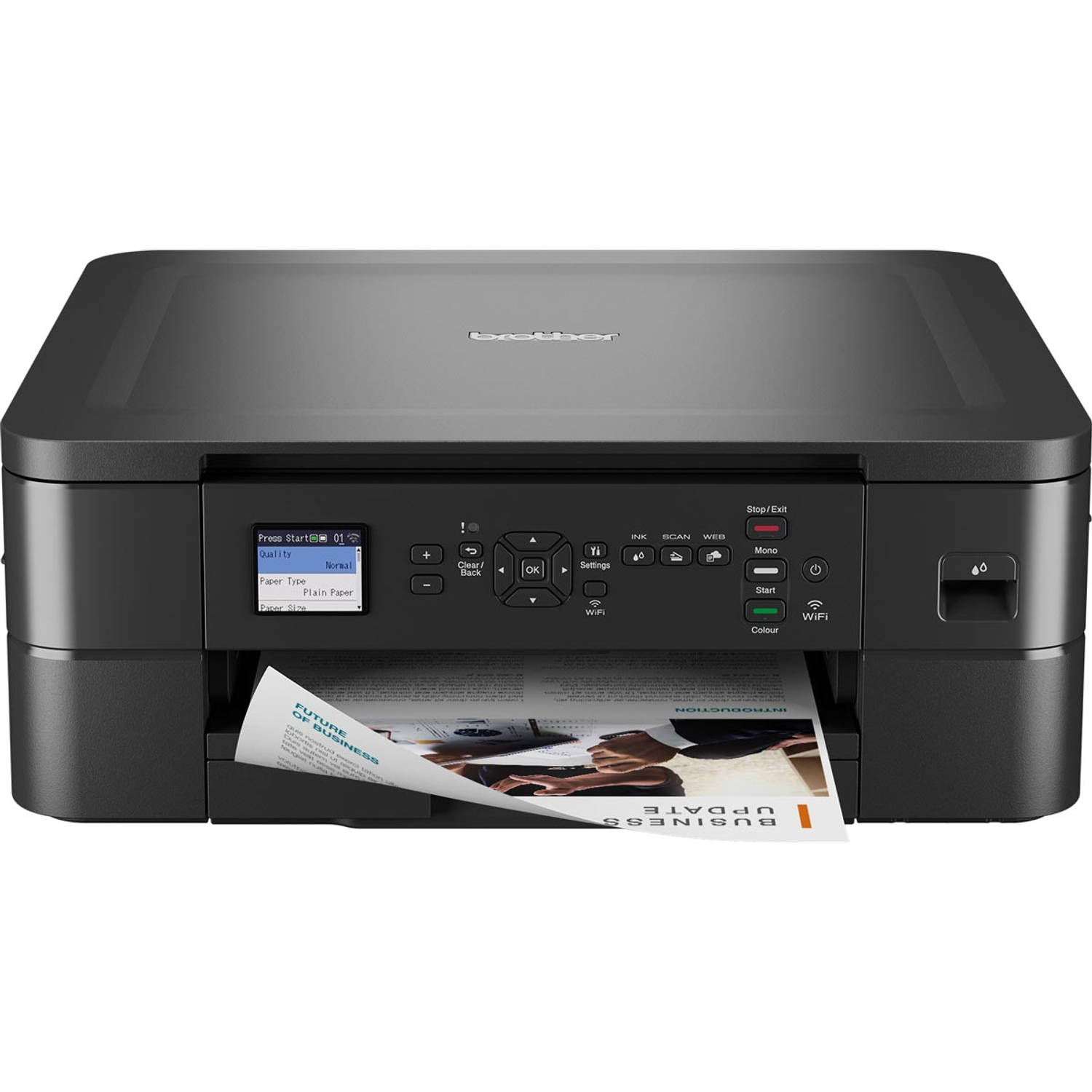 Brother DCP-J1050DW All-in-one inkjet printer Zwart