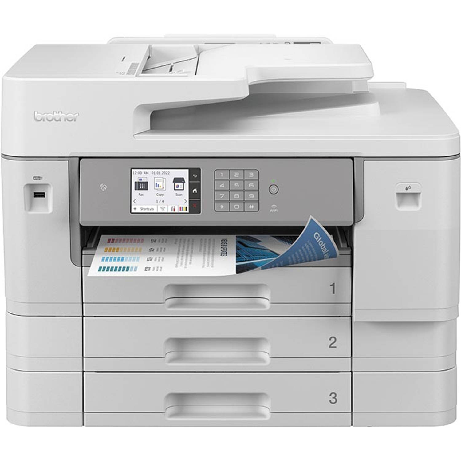Brother MFC-J6957DW Multifunctionele inkjetprinter A3 Printen, scannen, kopiëren, faxen ADF, Duplex-