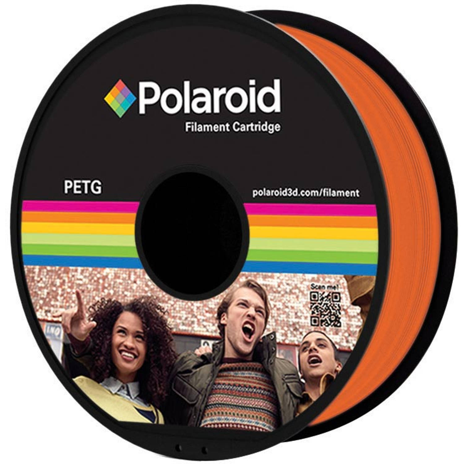 Polaroid PL-8203-00 3D-printmateriaal Polyethylene Terephthalate Glycol (PETG) Orange 1 kg