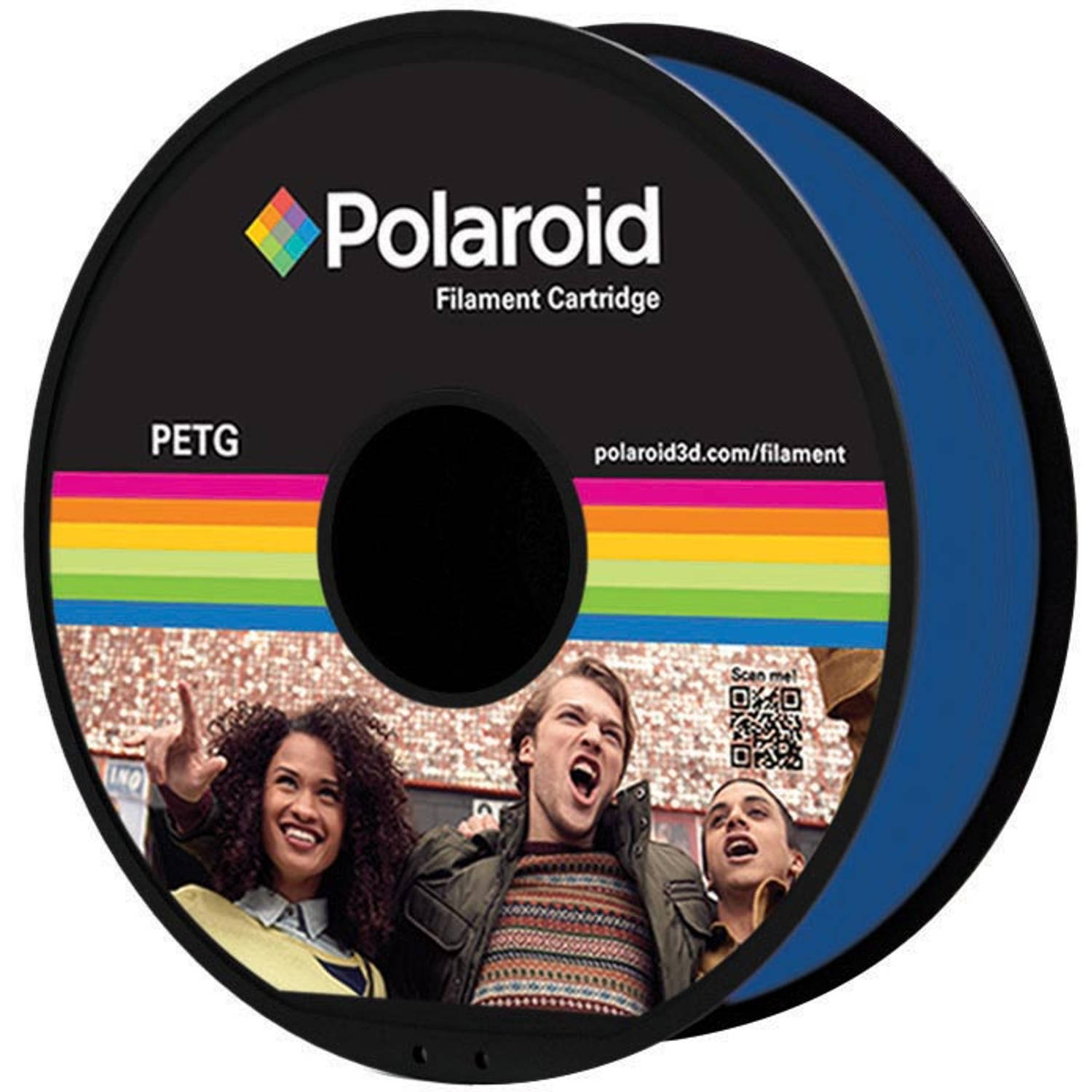 Polaroid PL-8207-00 3D-printmateriaal Polyethylene Terephthalate Glycol (PETG) Blue 1 kg