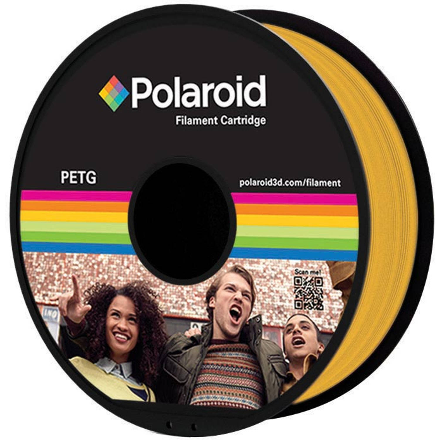 Polaroid PL-8209-00 3D-printmateriaal Polyethyleentereftalaatglycol (PETG) Geel 1 kg