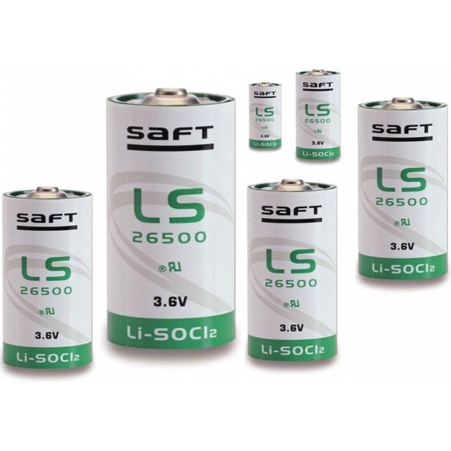 5 Stuks SAFT LS 26500 C-formaat Lithium batterij 3.6V