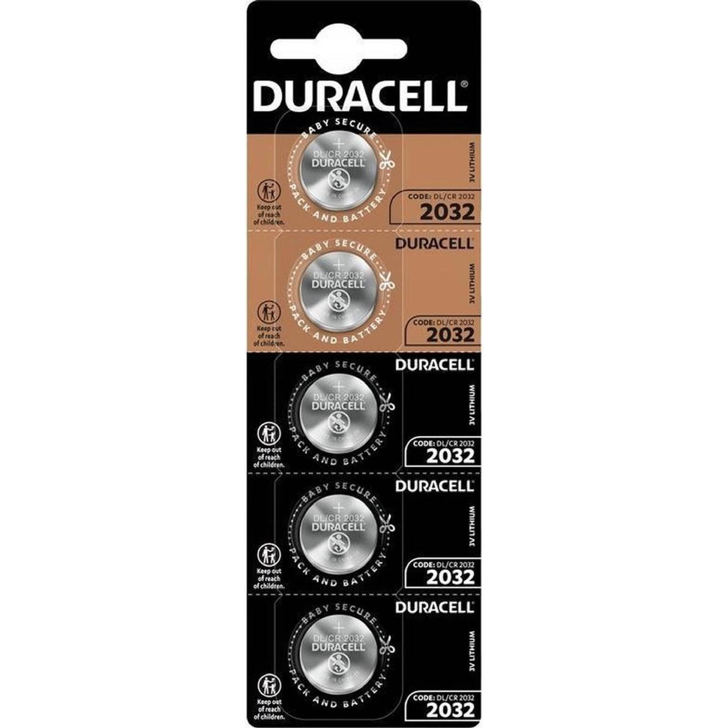 Duracell CR2032 Knoopcelbatterijen - 5 stuks
