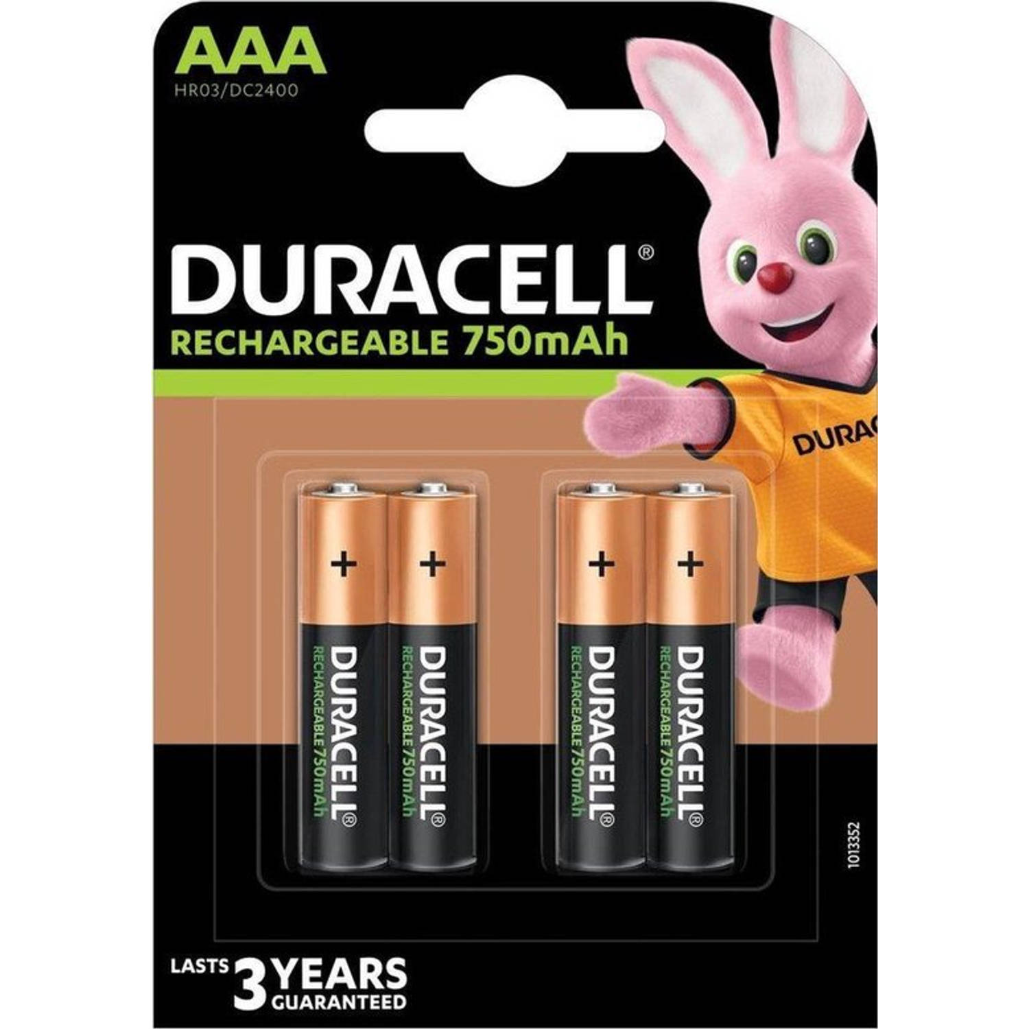 Duracell AAA Oplaadbare Batterijen - 750 mAh - 8 stuks