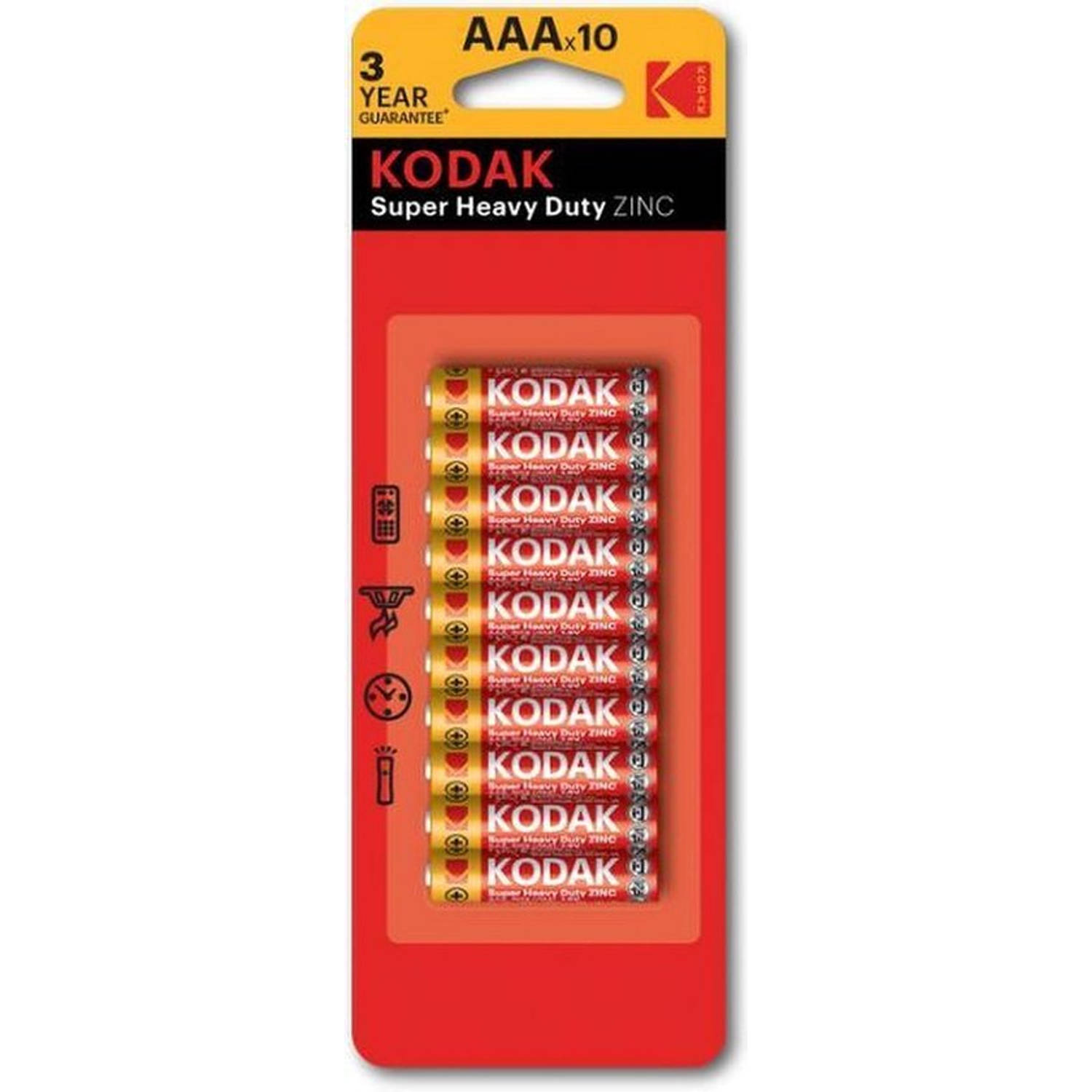 Kodak AAA Batterijen Extra Heavy Duty Goede kwaliteit Batterijen - Mini Penlite - 50 Stuks