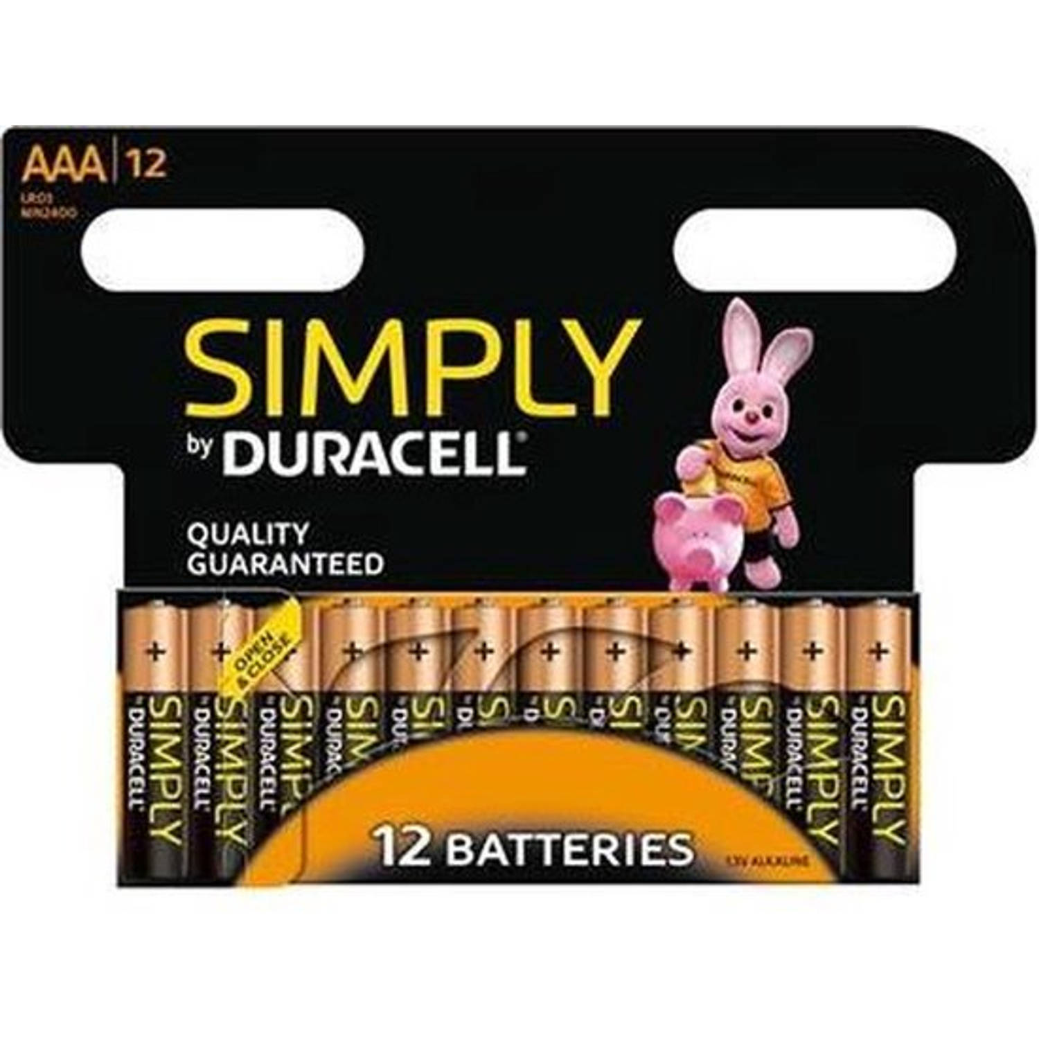 Duracell simply AAA batterijen - 24 stuks