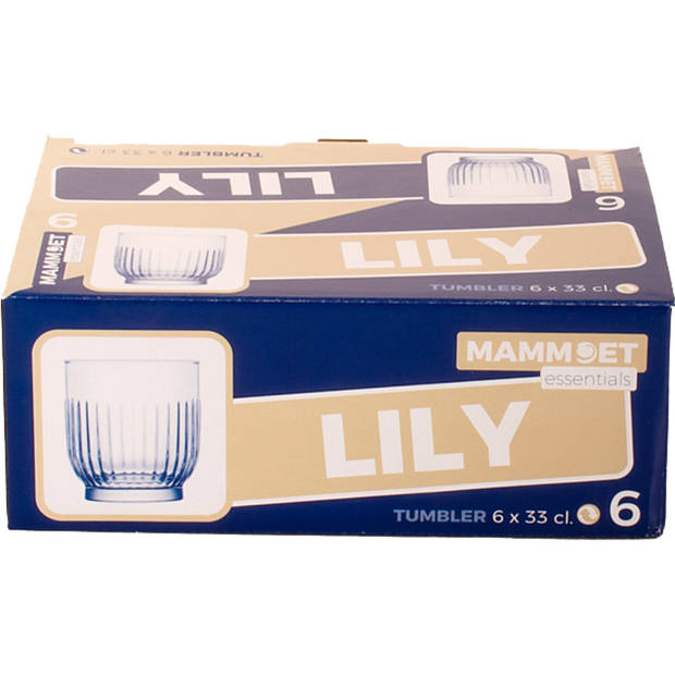 Mammoet Tumbler Lily 33 cl transparant
