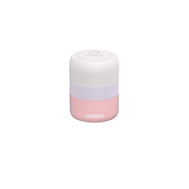 Kambukka - Bora Lunchbox 400 ml Baby pink - Roestvast Staal - Roze