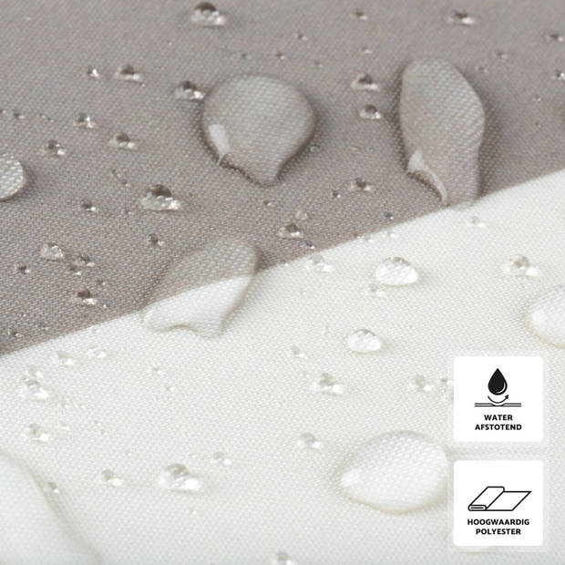 RX Goods® Luxe Douchegordijn - 180x180cm - Incl. 12 Ringen - Waterafstotend - Polyester