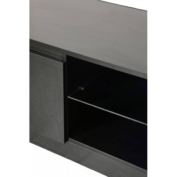 TV meubel dressoir - TV kast - 120 cm breed - zwart