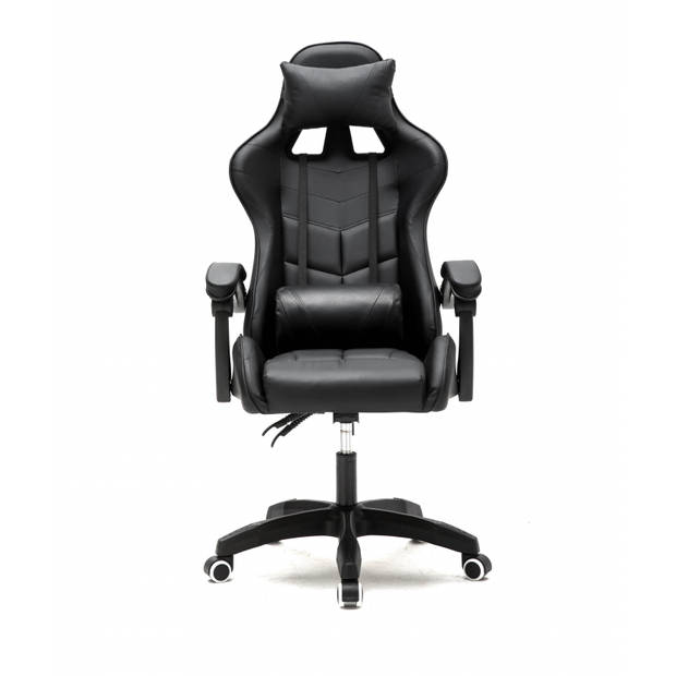 Gamestoel Cyclone tieners - bureaustoel - racing gaming stoel - zwart