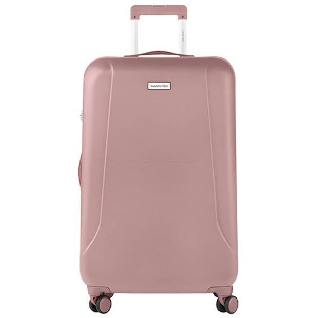 CarryOn Skyhopper Grote Reiskoffer 78cm TSA-slot - Koffer 85 Ltr met OKOBAN Old Pink