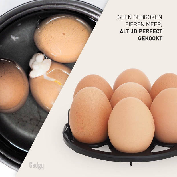 Gadgy Eierkoker Elektrisch - 7 Eieren – Koken, Pocheren, Roerei, Omelet – Vaatwasbestendig - Eierkoker